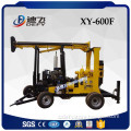 Trailer mounted rotary well drilling equipment portable XY-600F